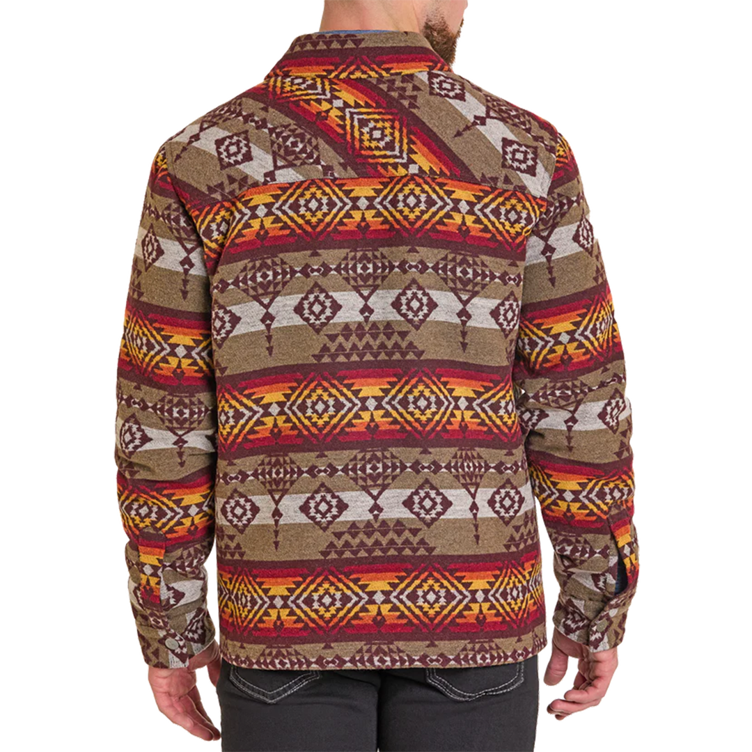 Veste Jacquard Laredo Aztec pour homme Powder River Outfitters