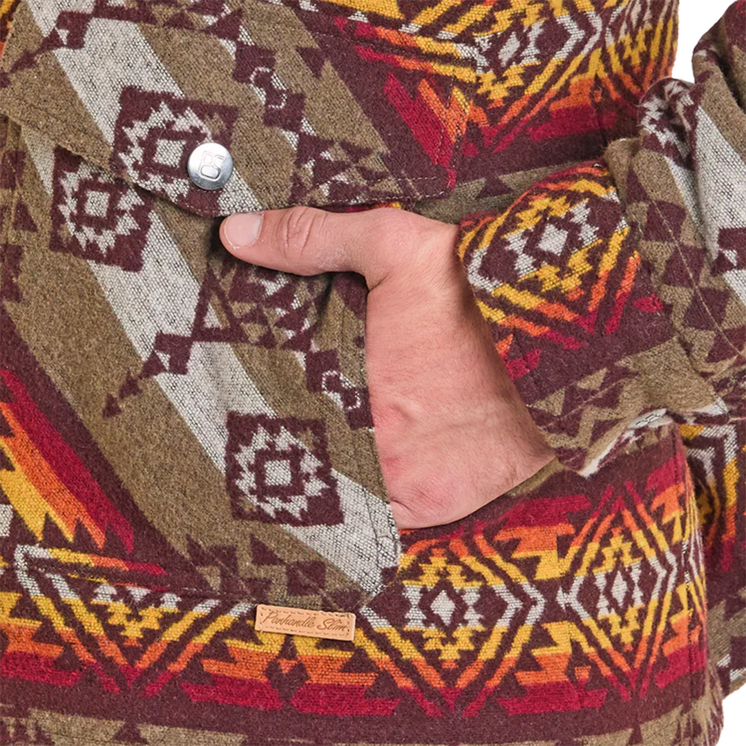 Veste Jacquard Laredo Aztec pour homme Powder River Outfitters