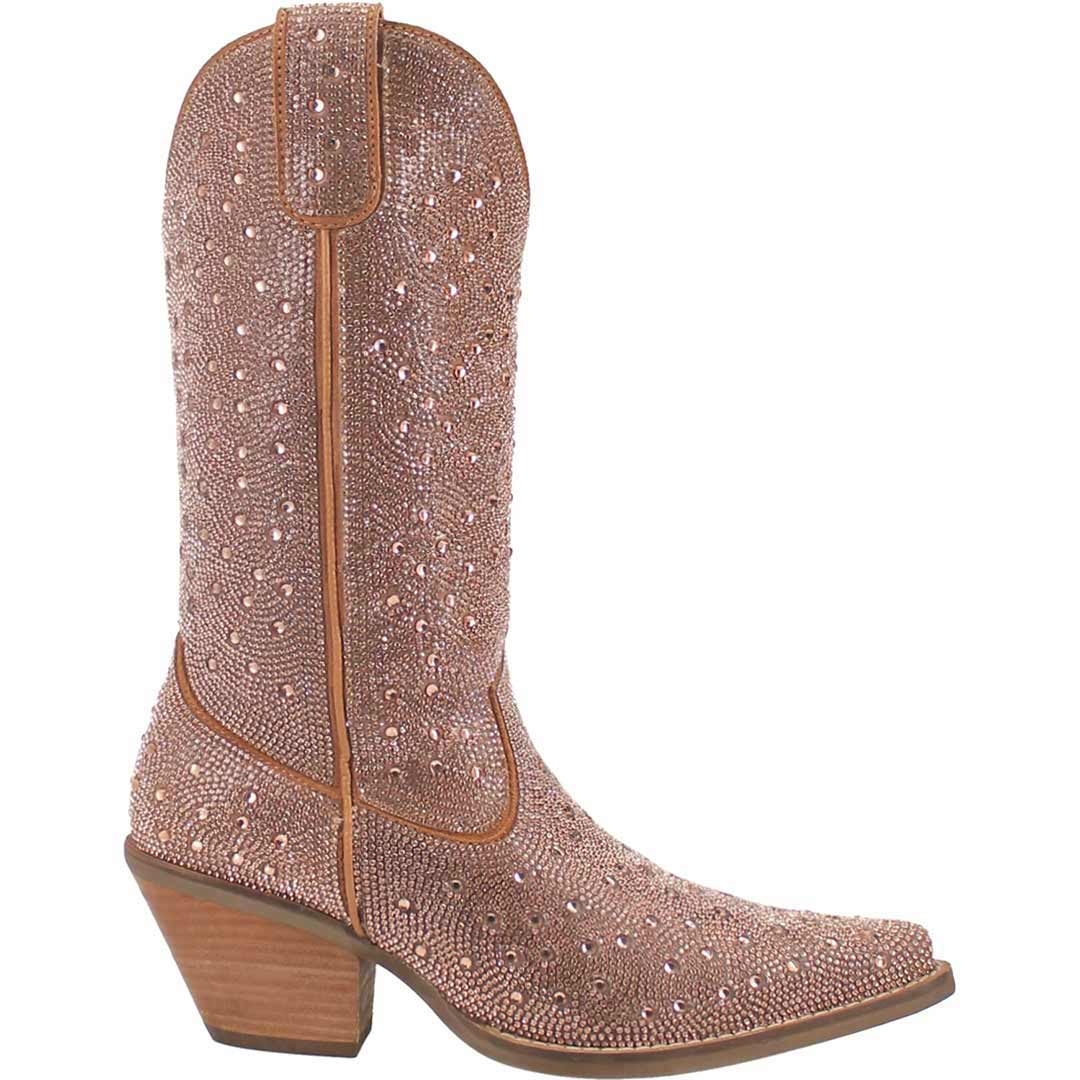 Dingo Women's Silver Dollar Leather Cowgirl Boots