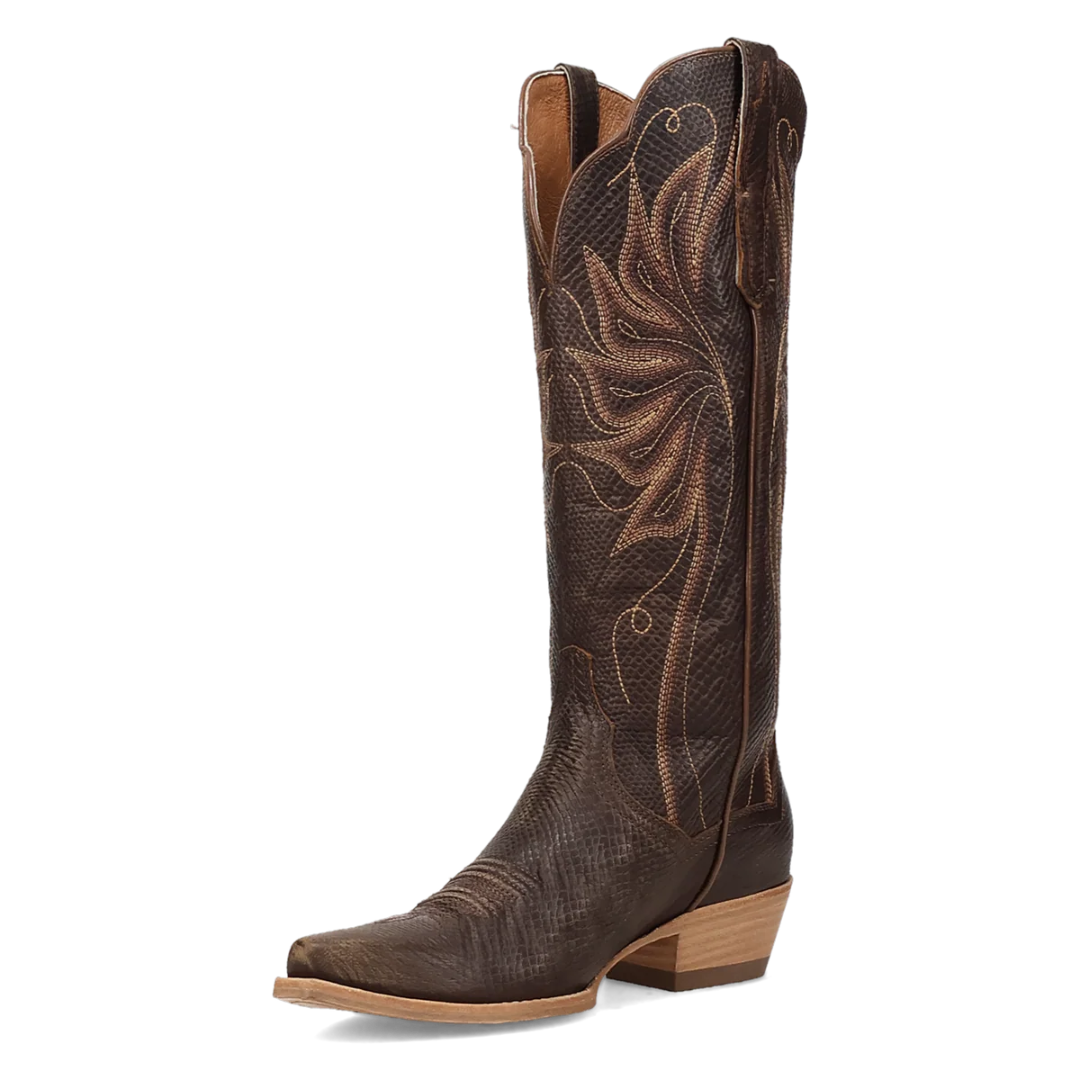 Bottes hautes en cuir rustique pour femme Dan Post
