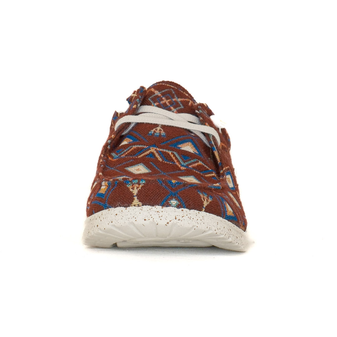 Roper Women's Aztec Print Canvas Slip-On Shoes
