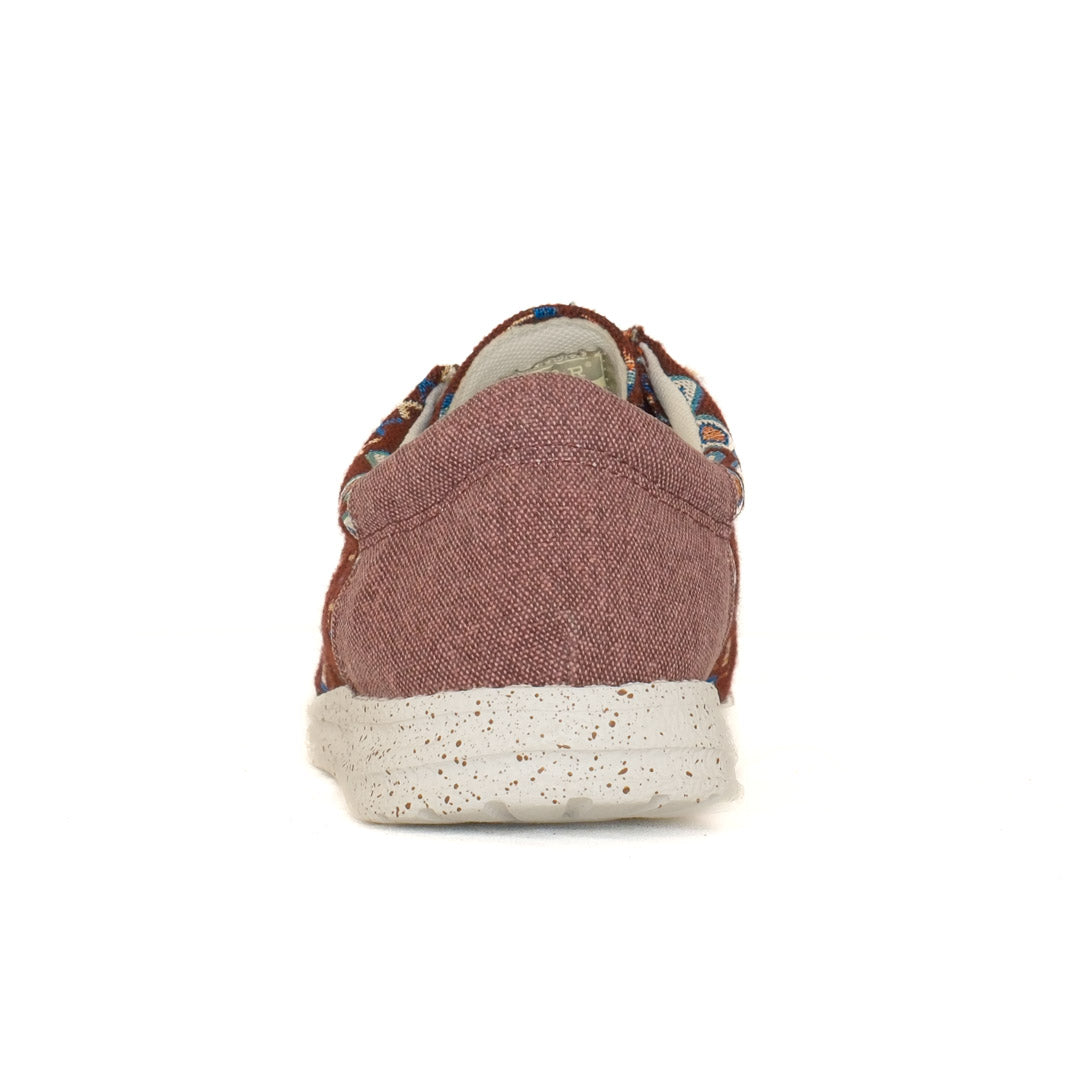 Roper Women's Aztec Print Canvas Slip-On Shoes