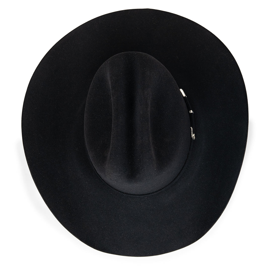 Resistol 20X Black Gold Fur Felt Cowboy Hat