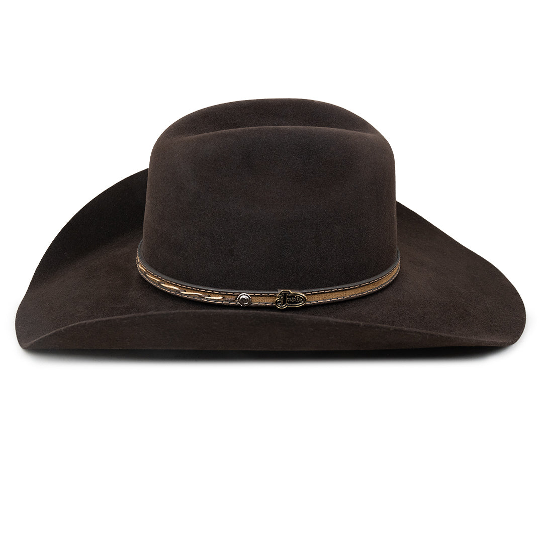 Justin Bent Rail Crowell 6X Fur Felt Cowboy Hat | Lammle's