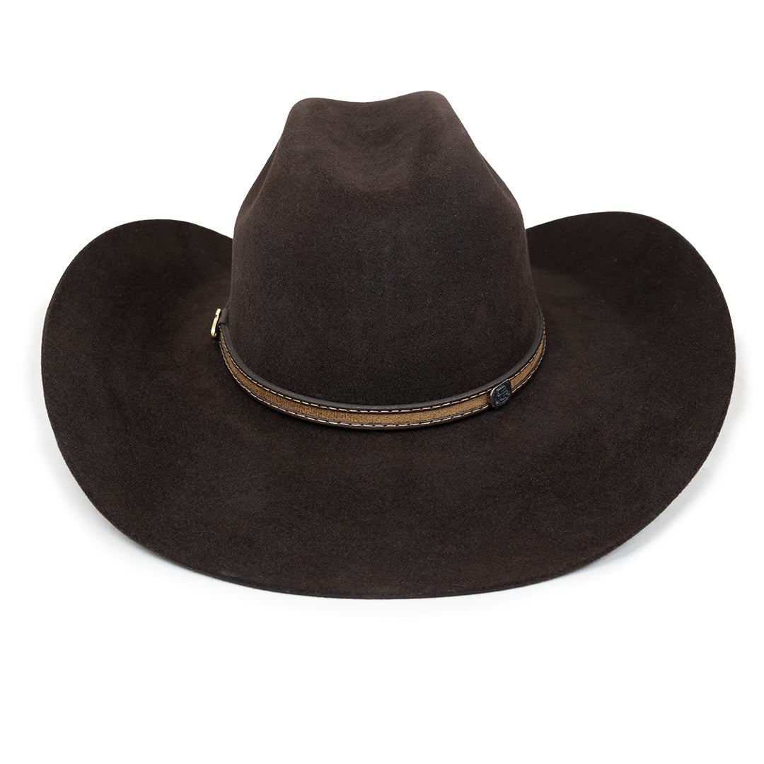 Justin Bent Rail Crowell 6X Fur Felt Cowboy Hat
