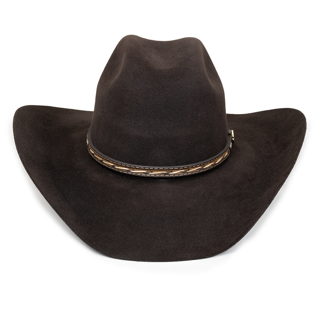 Justin Bent Rail Crowell 6X Fur Felt Cowboy Hat