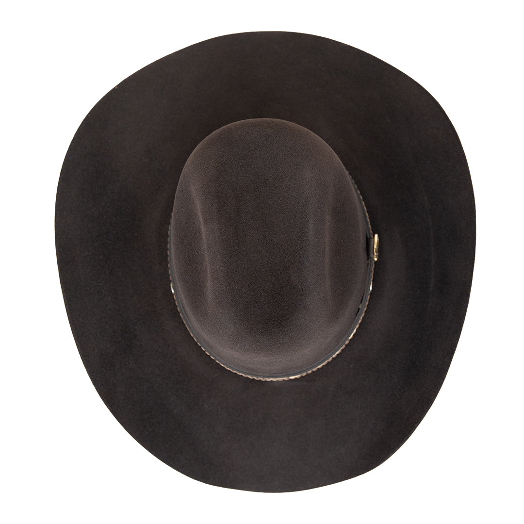 Justin Bent Rail Crowell 6X Fur Felt Cowboy Hat | Lammle's