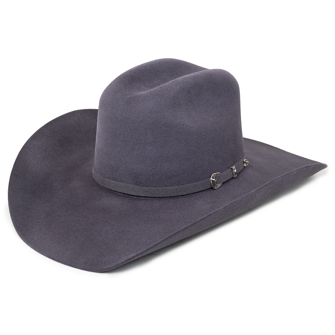 Justin Bent Rail Kermit 6X Fur Felt Cowboy Hat