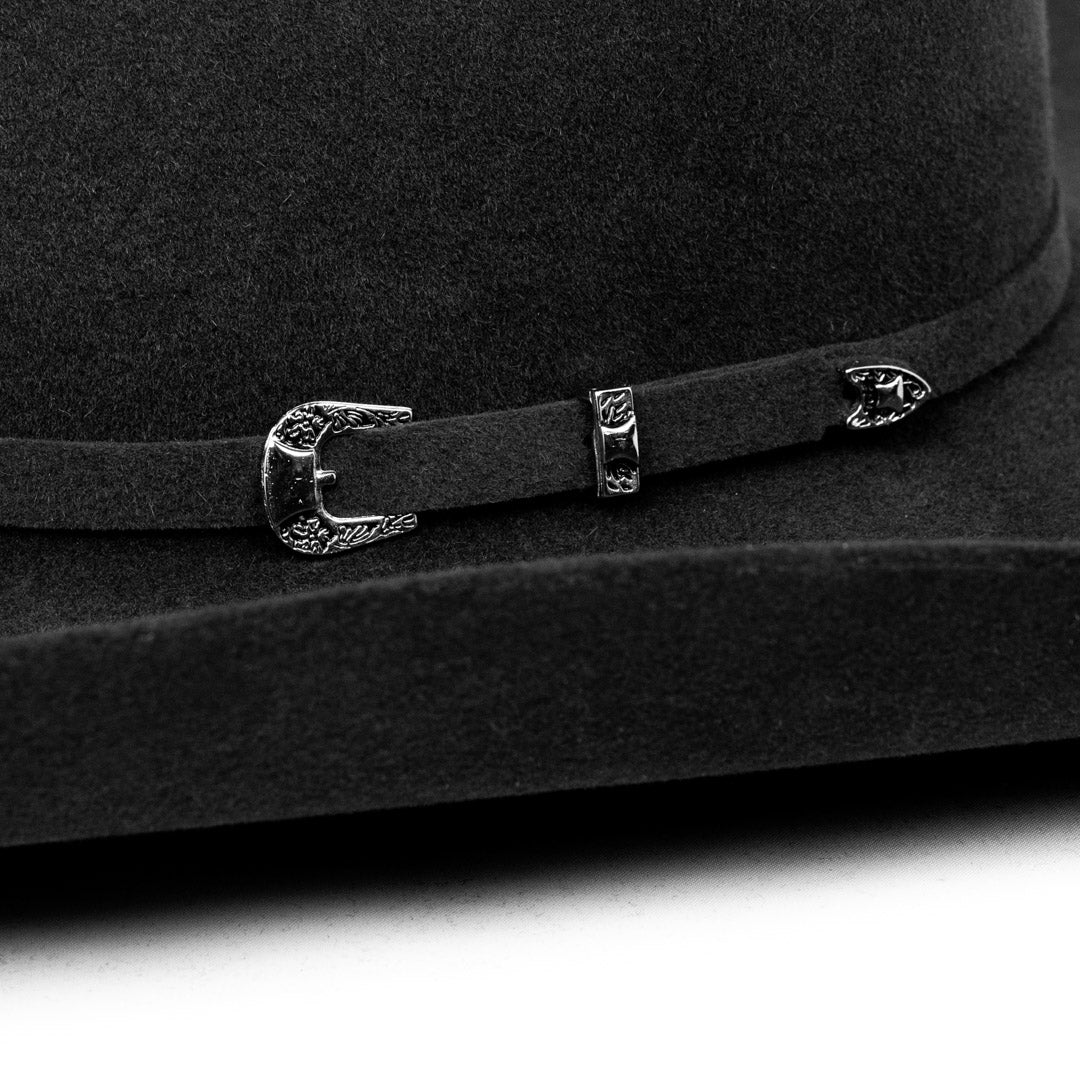 Chapeau de cowboy en feutre de fourrure Justin Bent Rail Dylan 6X