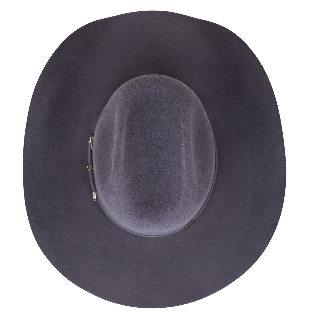 Justin Bent Rail Kermit 6X Fur Felt Cowboy Hat