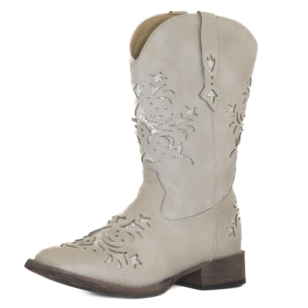 Roper Youth Girls' Lola Square Toe Cowgirl Boots