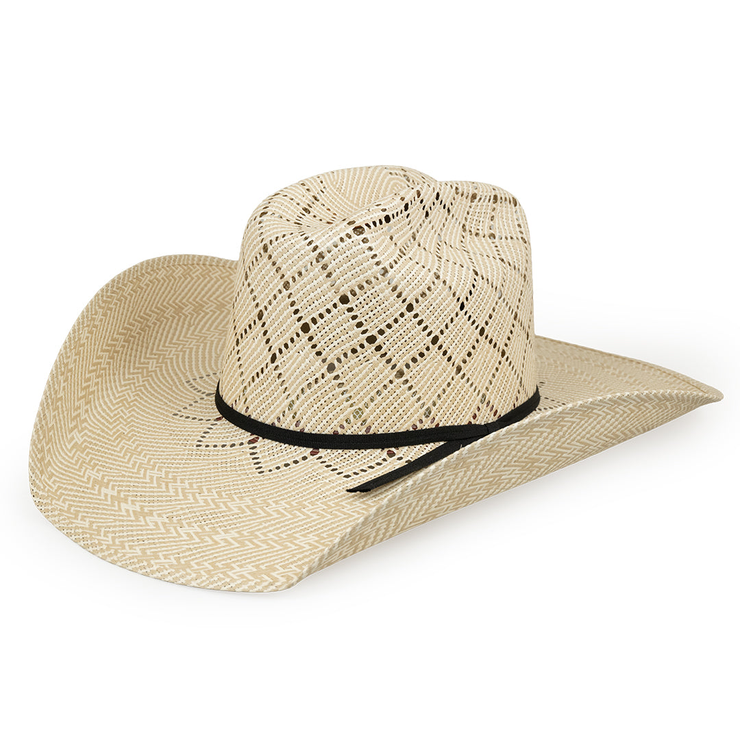 Chapeau de cowboy en paille unisexe Justin Wesley 20X
