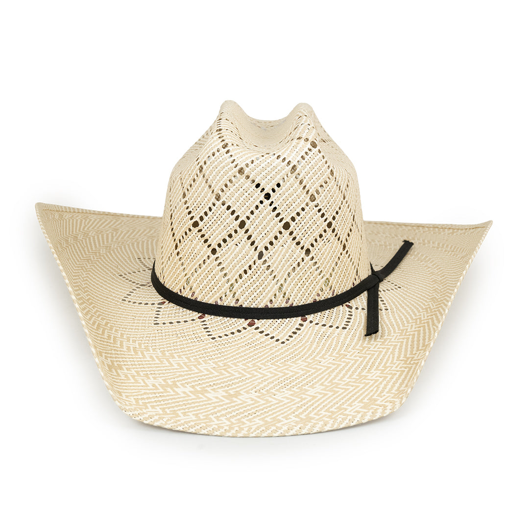 Chapeau de cowboy en paille unisexe Justin Wesley 20X