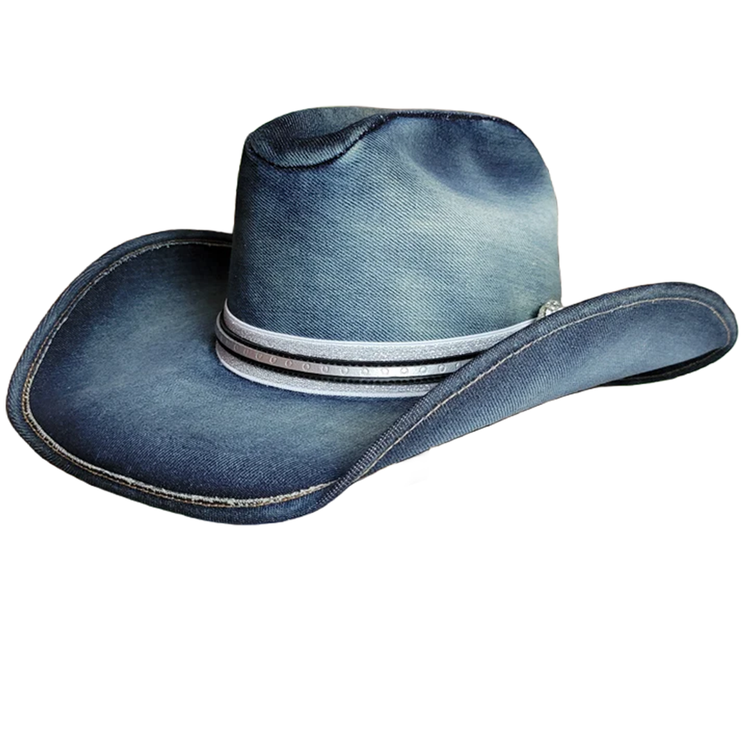 Bullhide Hats Unisex Born To Shine Denim Cowboy Hat
