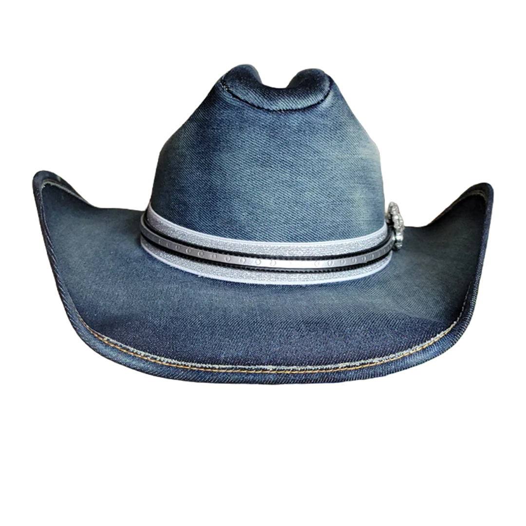 Bullhide Hats Unisex Born To Shine Denim Cowboy Hat