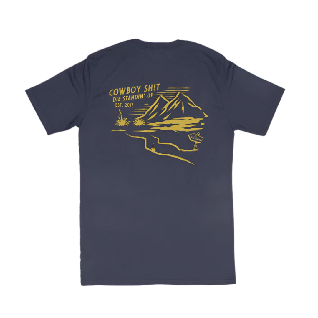 T-shirt homme Cowboy Sh!t Men'sDie Standin' Up