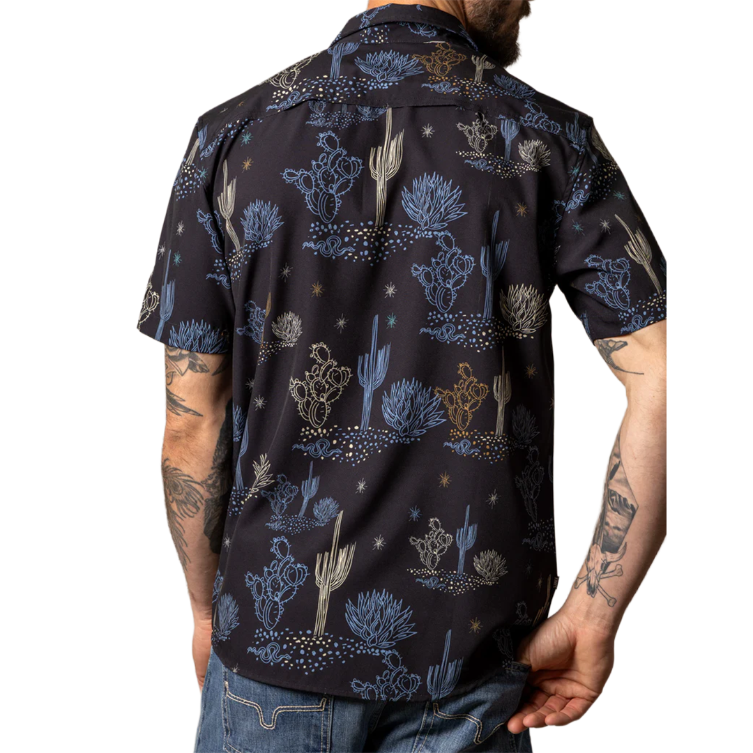 Chemise à manches courtes à boutons pression et carreaux Chico Kimes Ranch pour homme