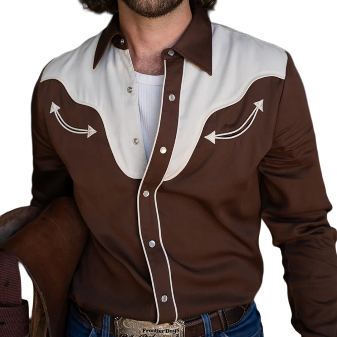 H Bar C Men's San Juan Long Sleeve Snap Shirt