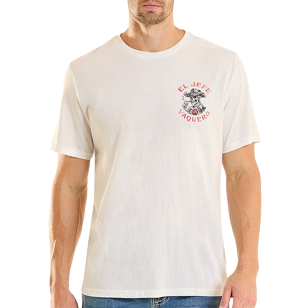 T-shirt Yee-Haw unisexe en jean Rock & Roll