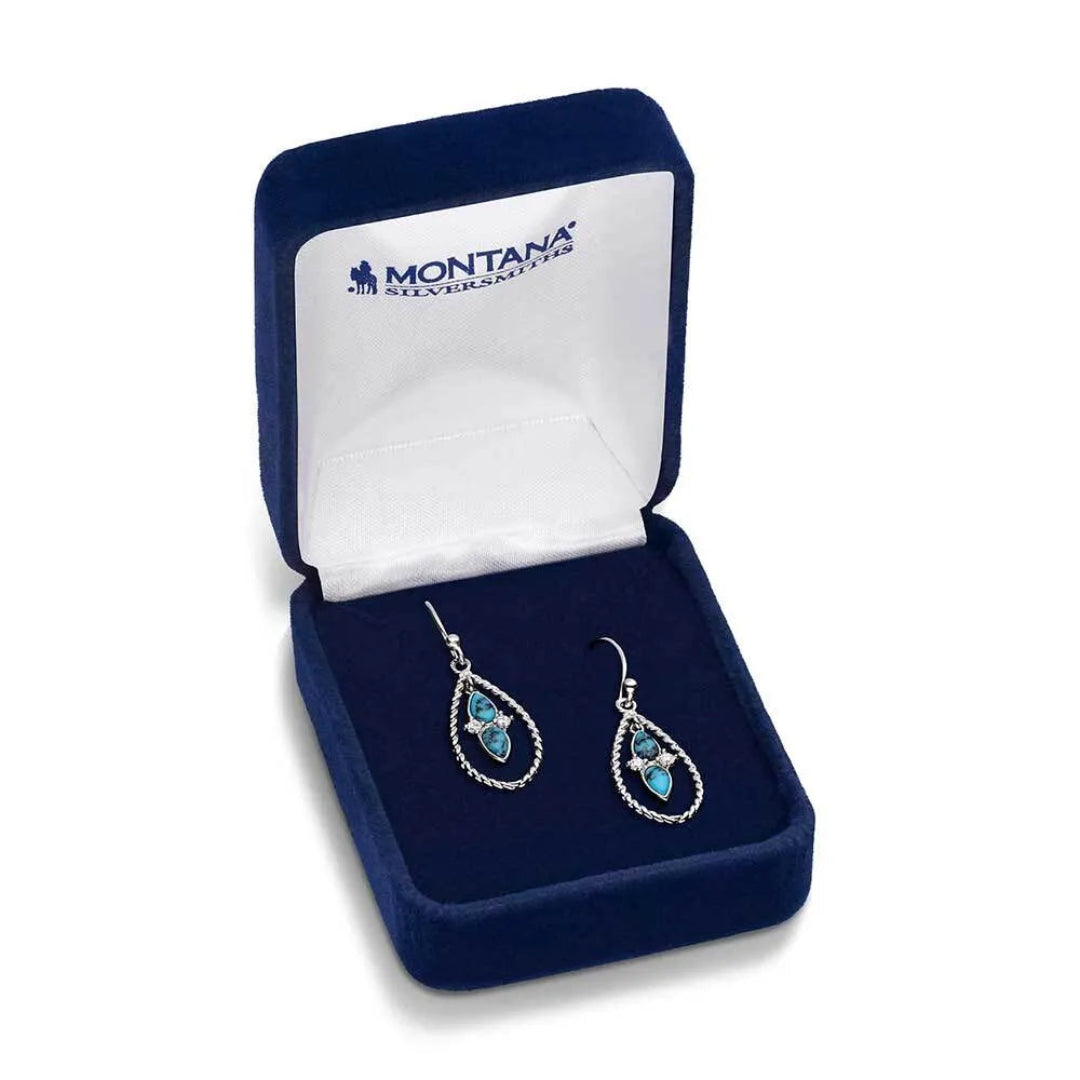 Montana Silversmith's Women's Moonlit Ocean Turquoise Earrings