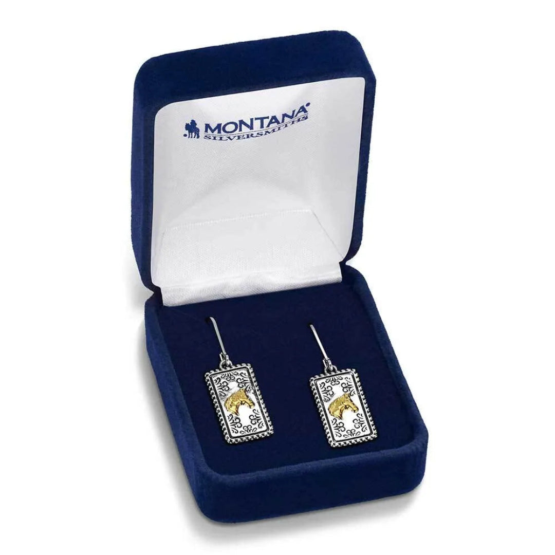 Montana Silversmith's Women's Regal Rider Earrings