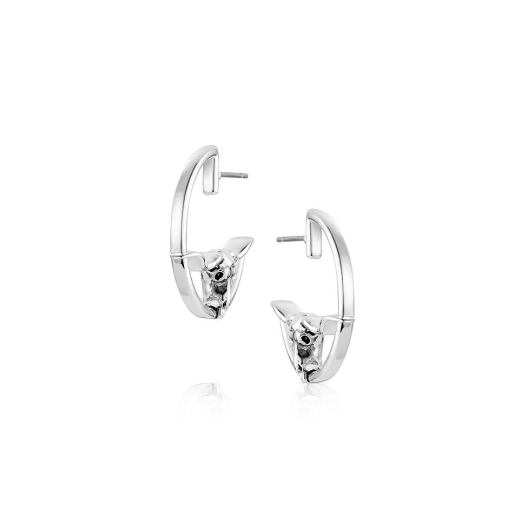 Montana Silversmith's Women's Western Silhouette Longhorn Earrings