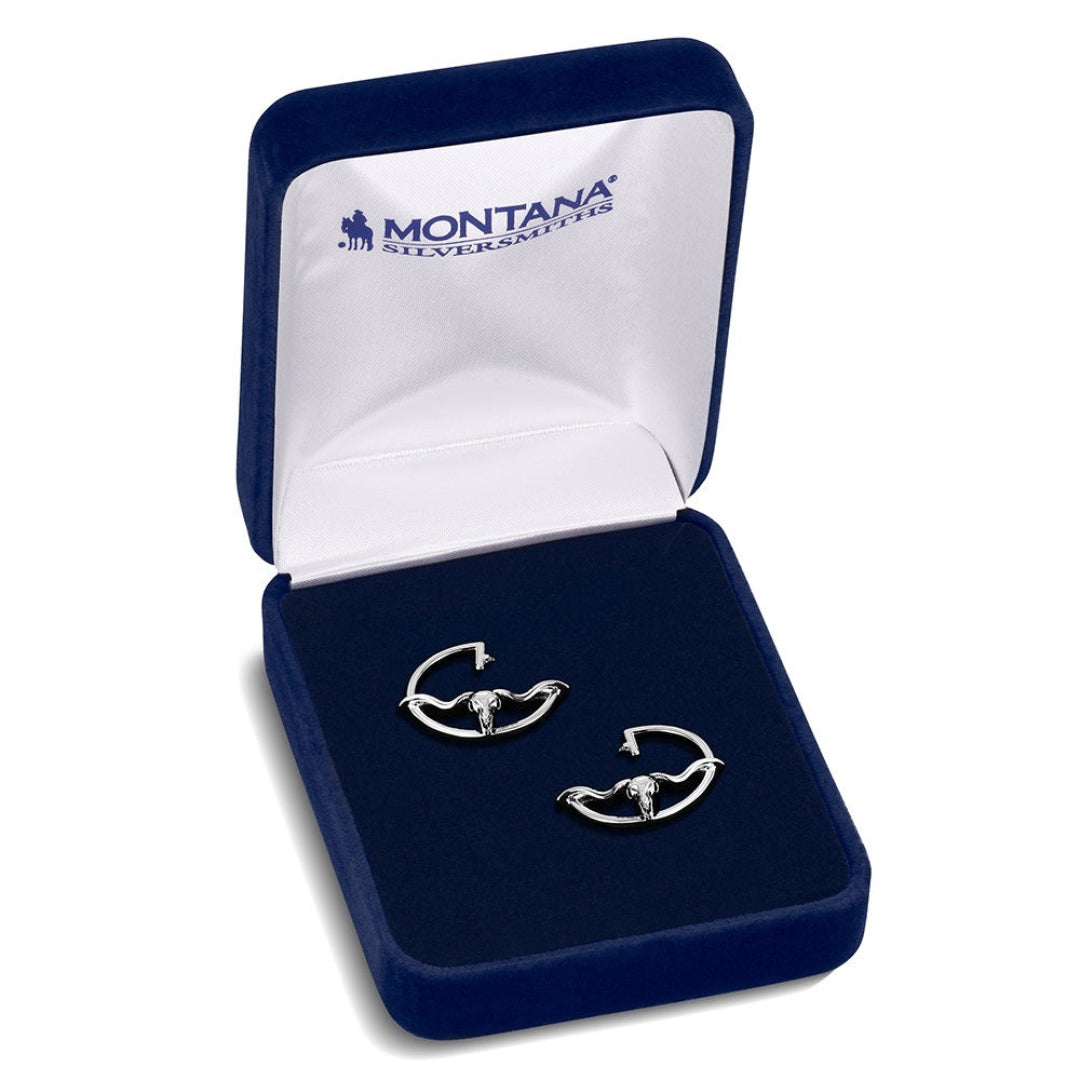 Montana Silversmith's Women's Western Silhouette Longhorn Earrings