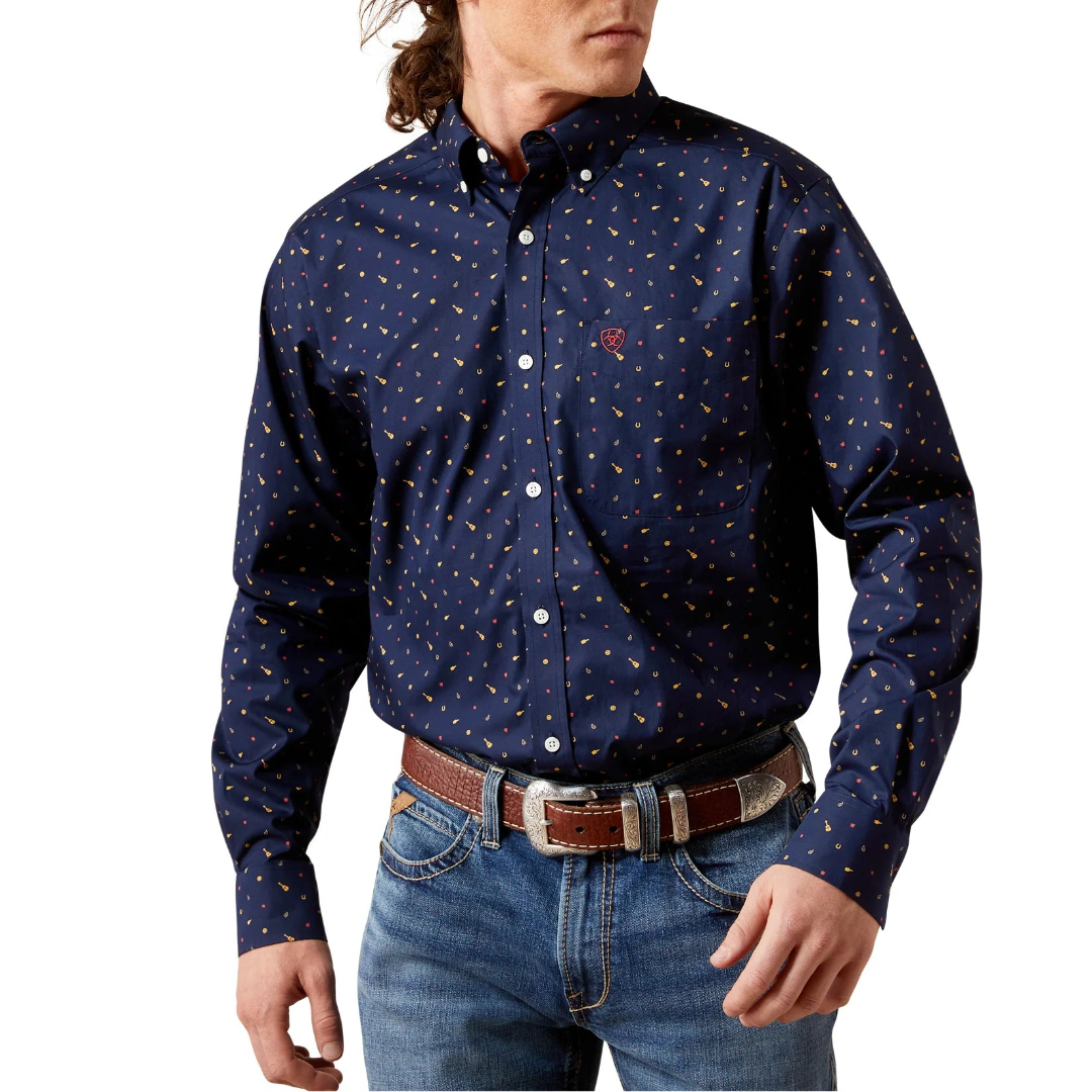 Ariat Men's Wrinkle Free Long Sleeve Button Shirt
