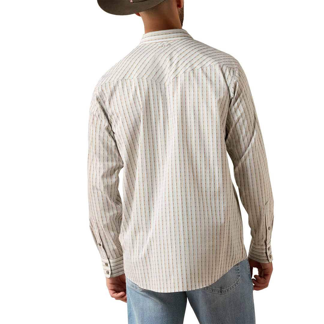 Ariat Men's Wrinkle Free Burnard Long Sleeve Snap Shirt