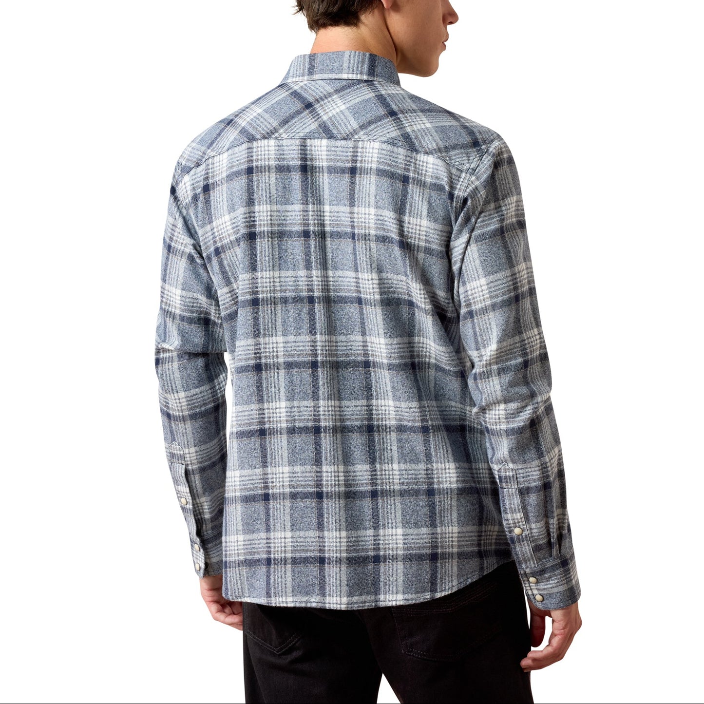 Chemise boutonnée à manches longues avec logo Ariat pour homme