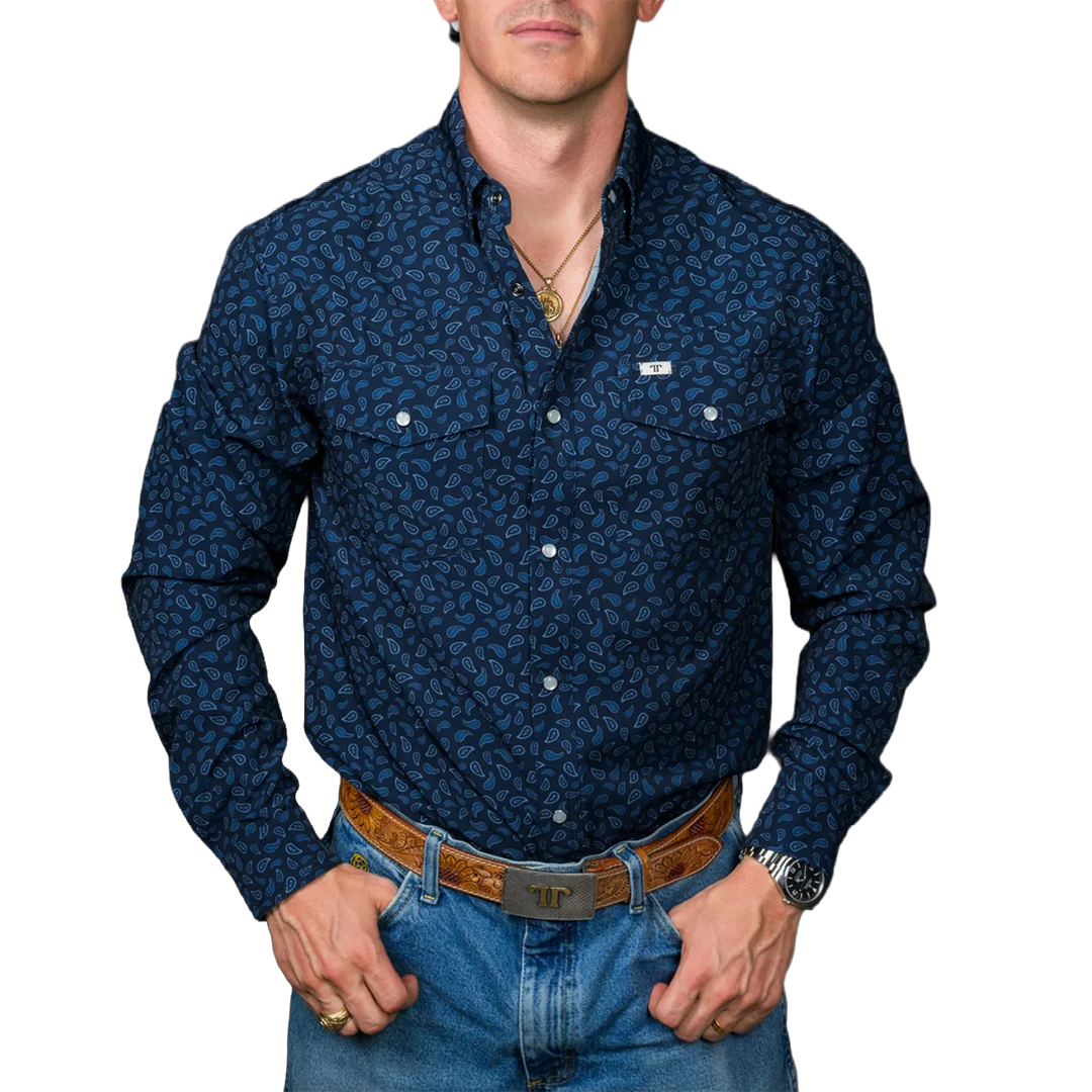 Ferrell Men's Griffin Long Sleeve Snap Shirt