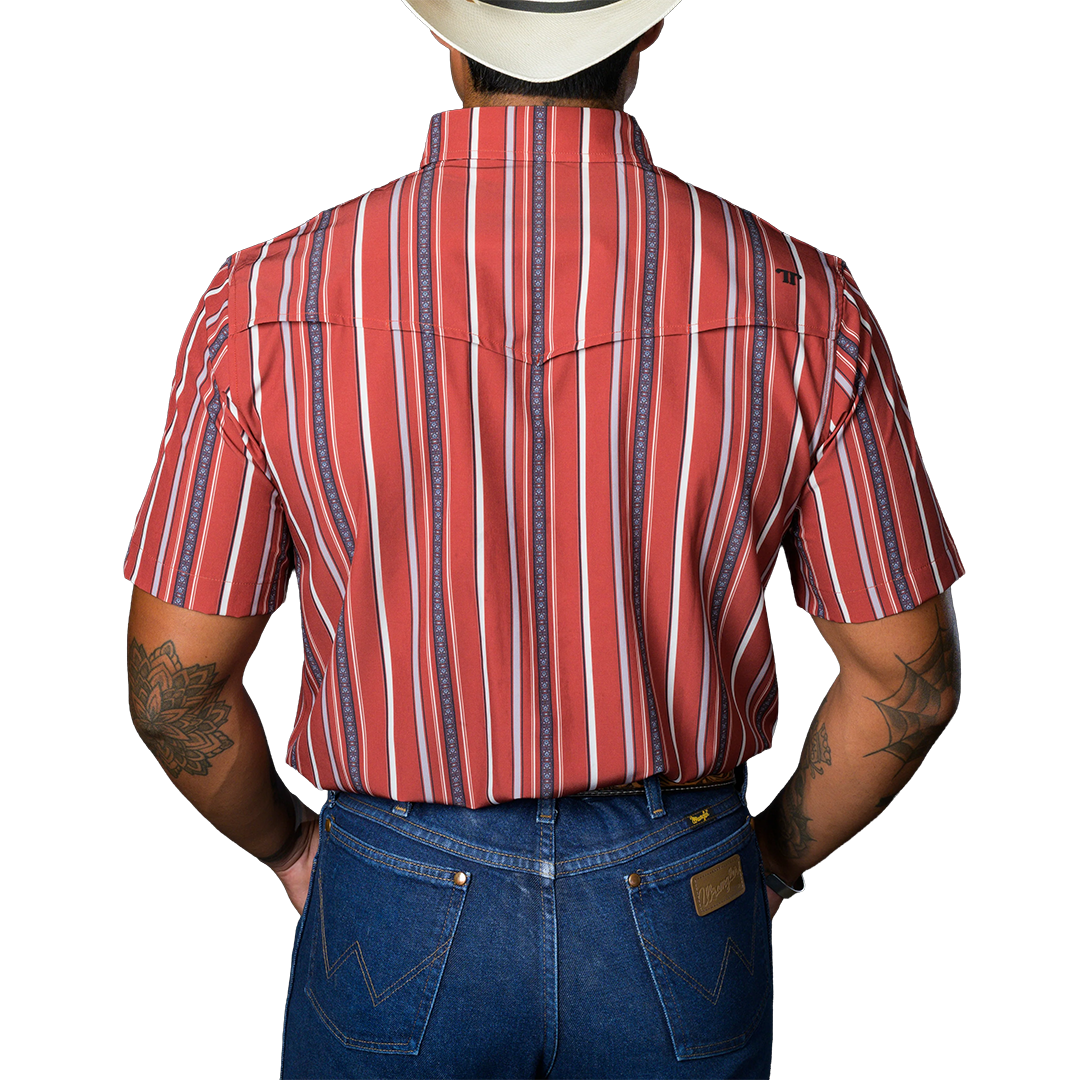 Ferrell Men's The Brooks Short Sleeve Snap Shirt