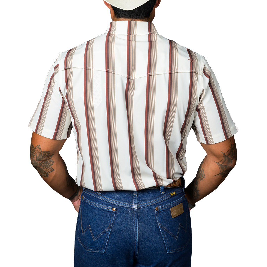 Chemise boutonnée à manches courtes Ariat Pro Series Cal Classic Fit pour homme
