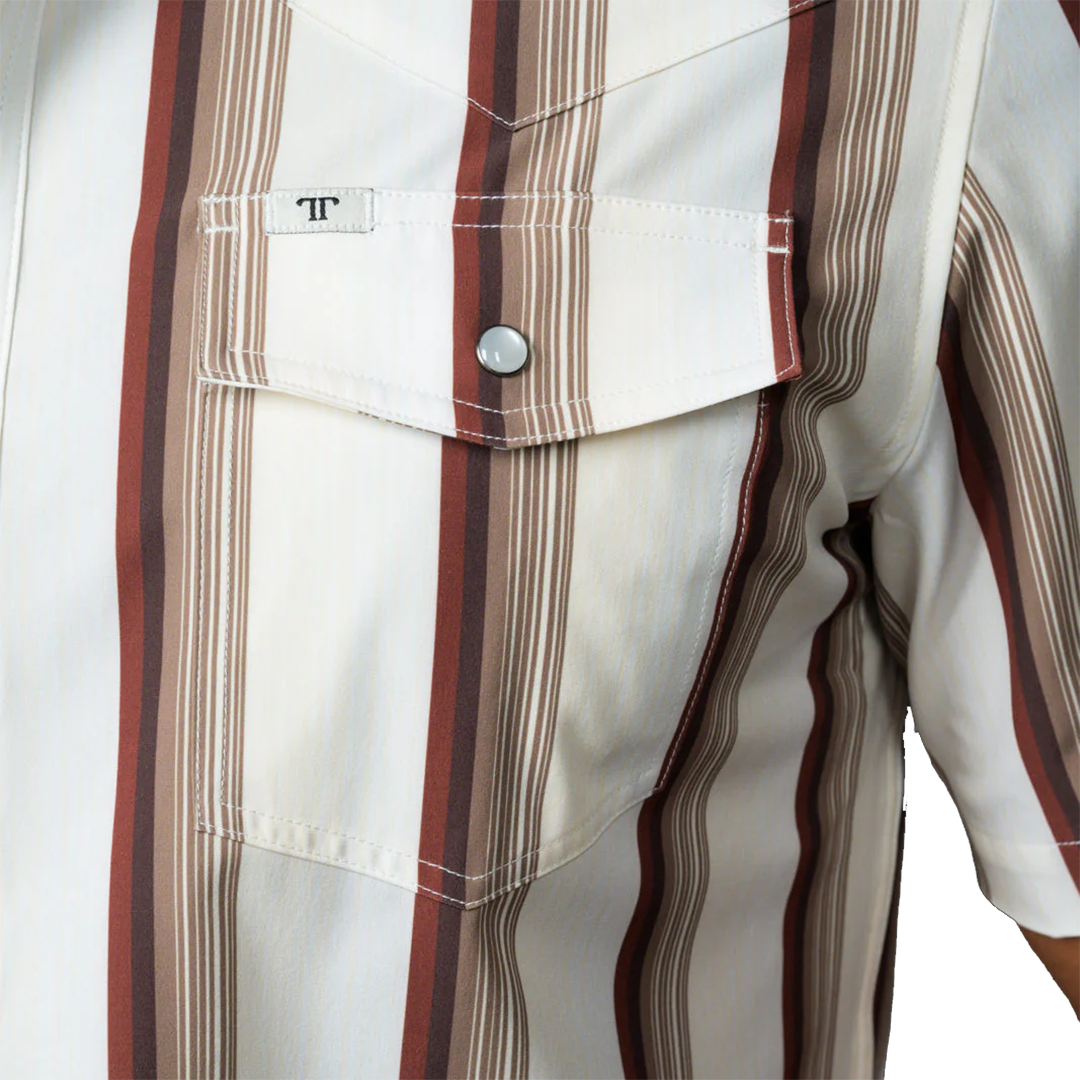 Chemise boutonnée à manches courtes Ariat Pro Series Cal Classic Fit pour homme