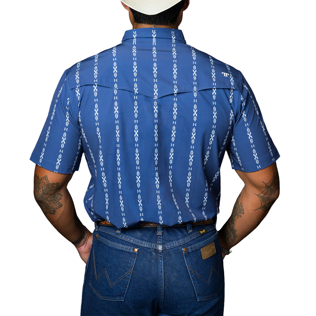 Chemise boutonnée à manches courtes Ariat Pro Series Cal Classic Fit pour homme