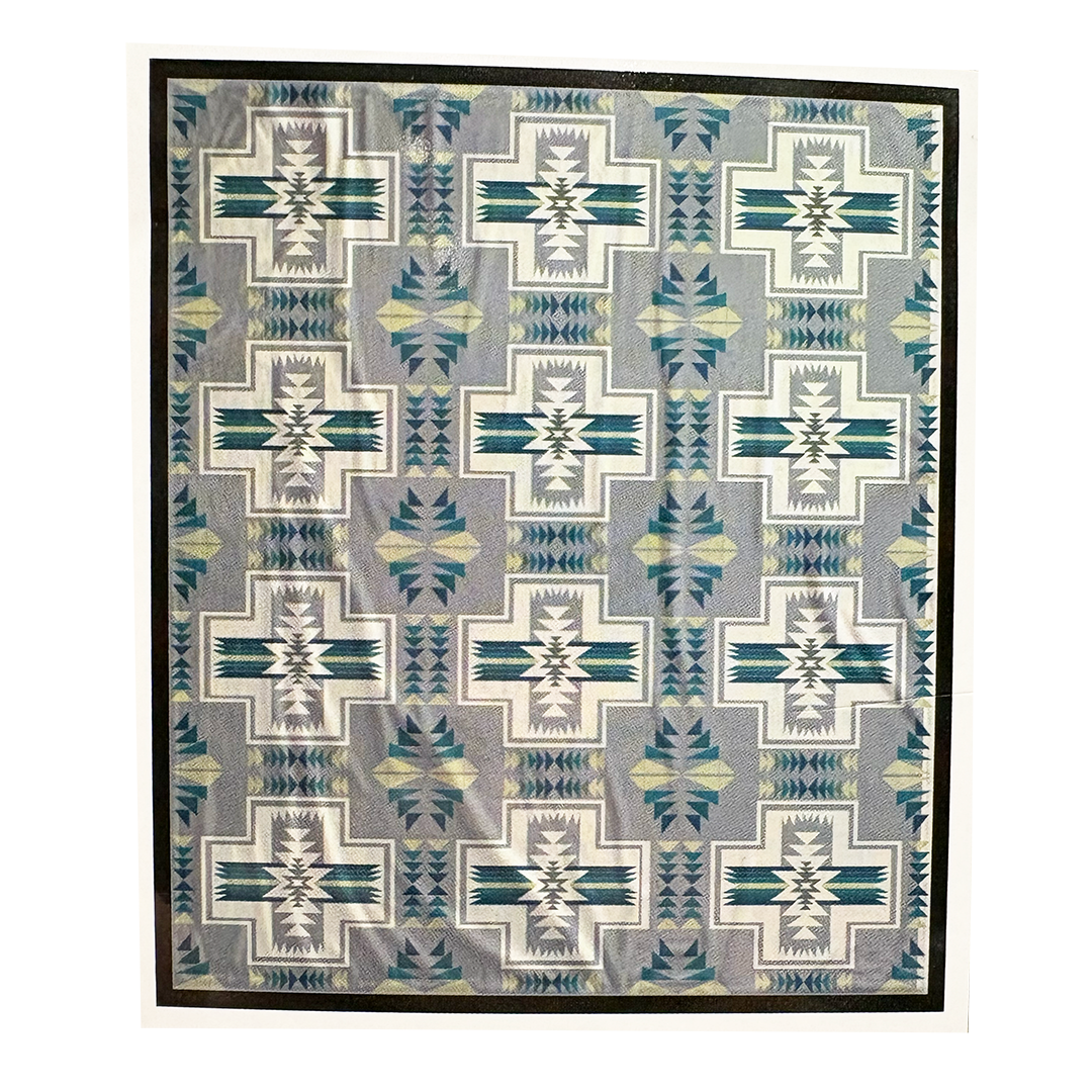 Nativo Aztec Flannel Throw Blanket
