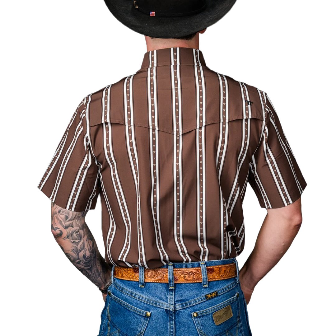 Chemise boutonnée à manches courtes Ariat Pro Series Cal Classic Fit pour homme