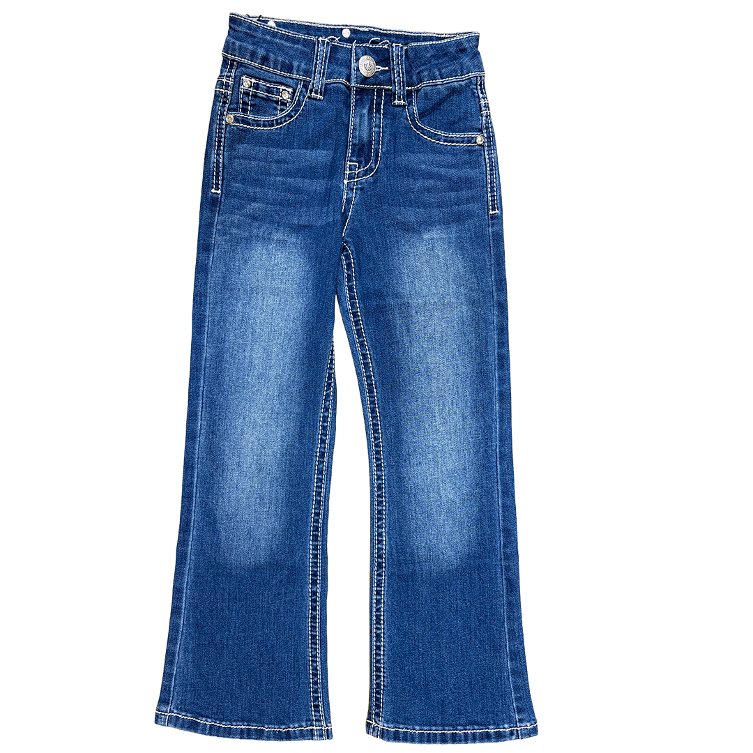 Rodeo Girl Toddler Girls' Southwest Embroidery Bootcut Jeans