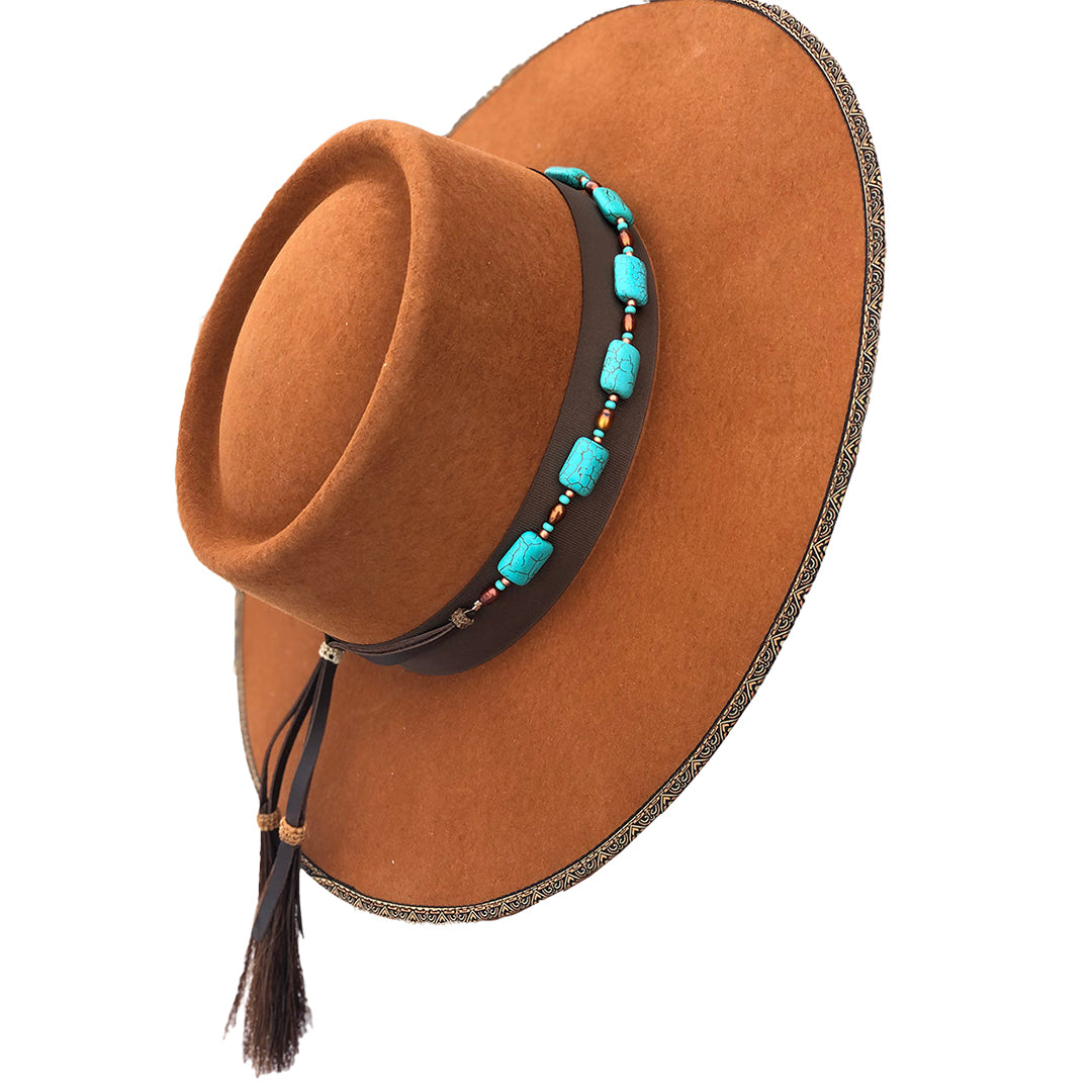 Bijoux de collection Cowboy, Perles, Turquoise, Bandeau de chapeau