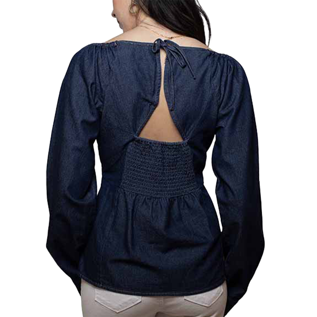 Chemise à franges et à boutons-pression pour femme Scully Rodéo