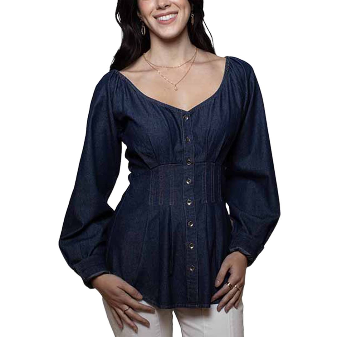Chemise à franges et à boutons-pression pour femme Scully Rodéo