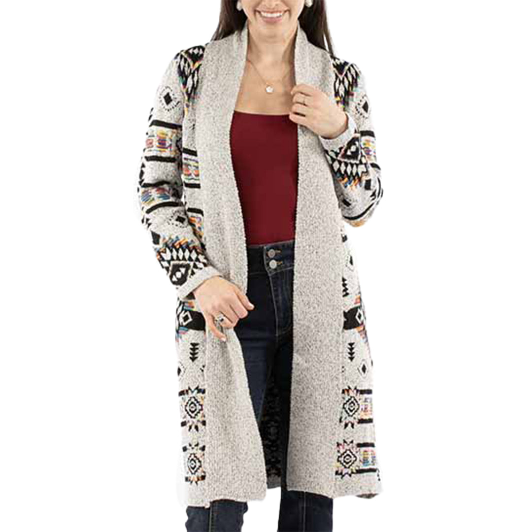 Gilet long style duster Scully pour femme