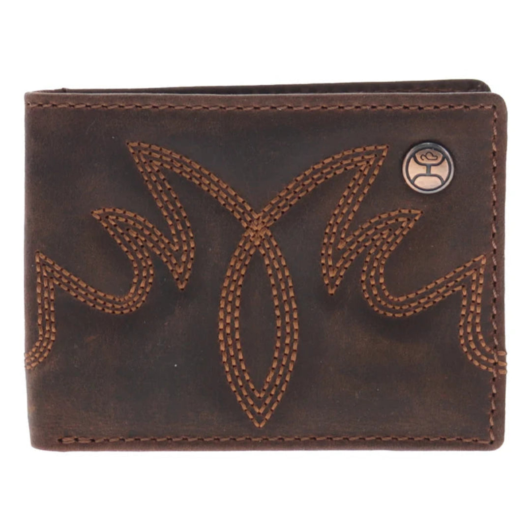 Hooey Men's Wyatt Front Pocket Bifold Wallet