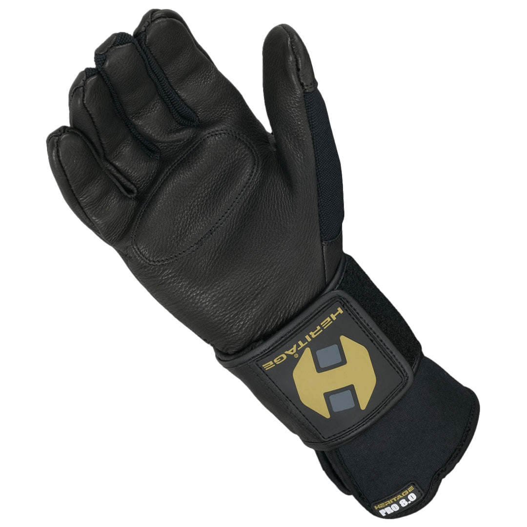 Heritage Gloves Right Handed Pro 8.0 Bull Riding Gloves