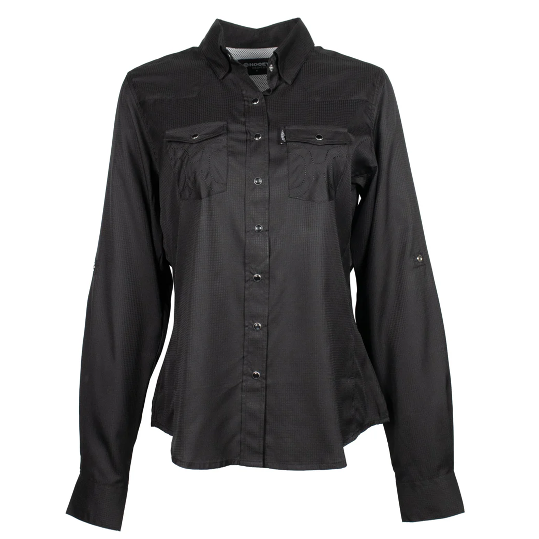 Chemise à boutons-pression Hooey Sol marron pour femme