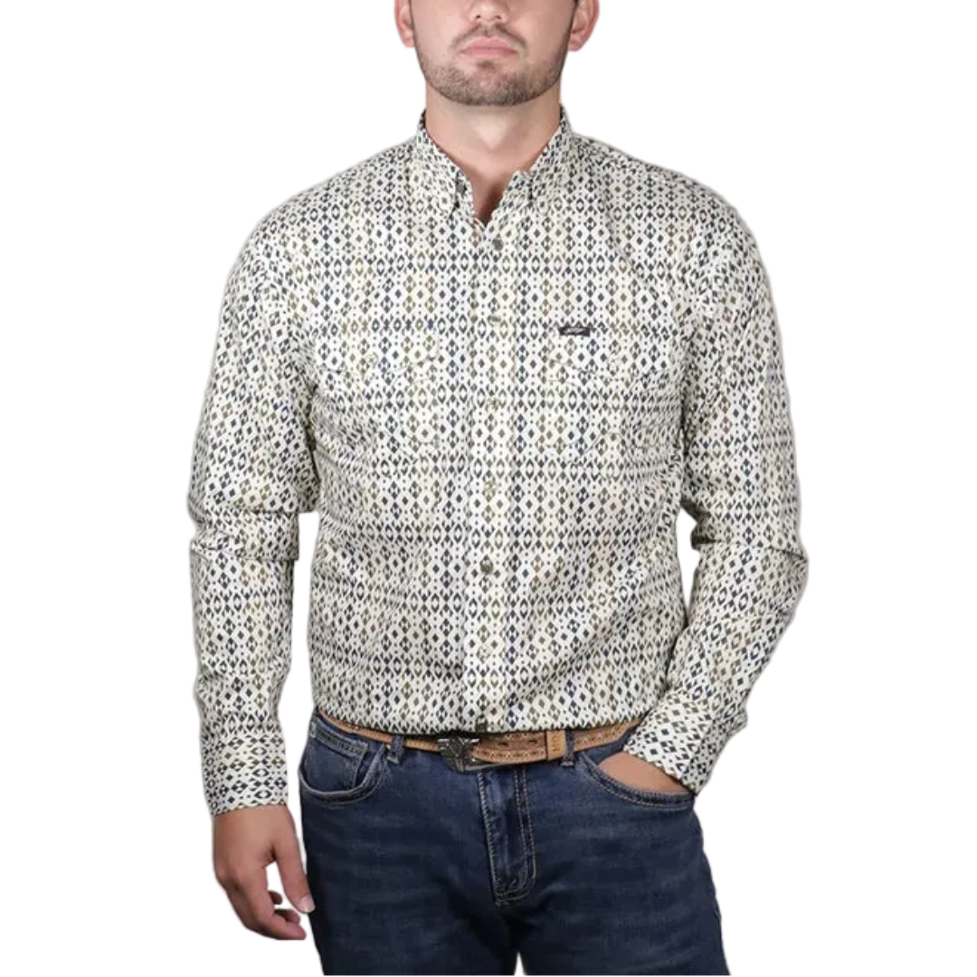 Chemise à manches longues à boutons-pression pour homme Dos Sol Hooey Brands