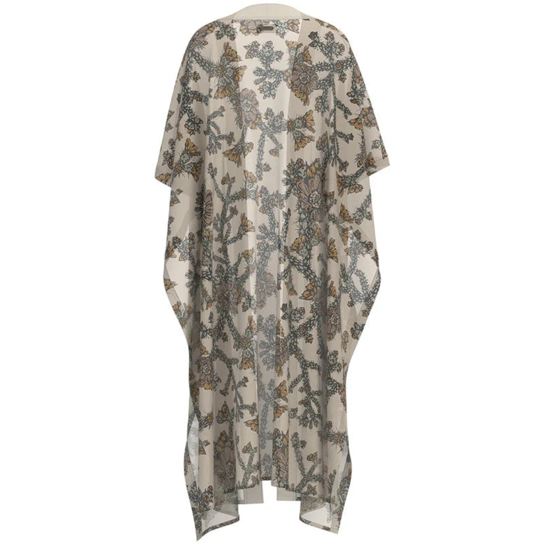 Hooey Women's Cactus Floral Print Kimono