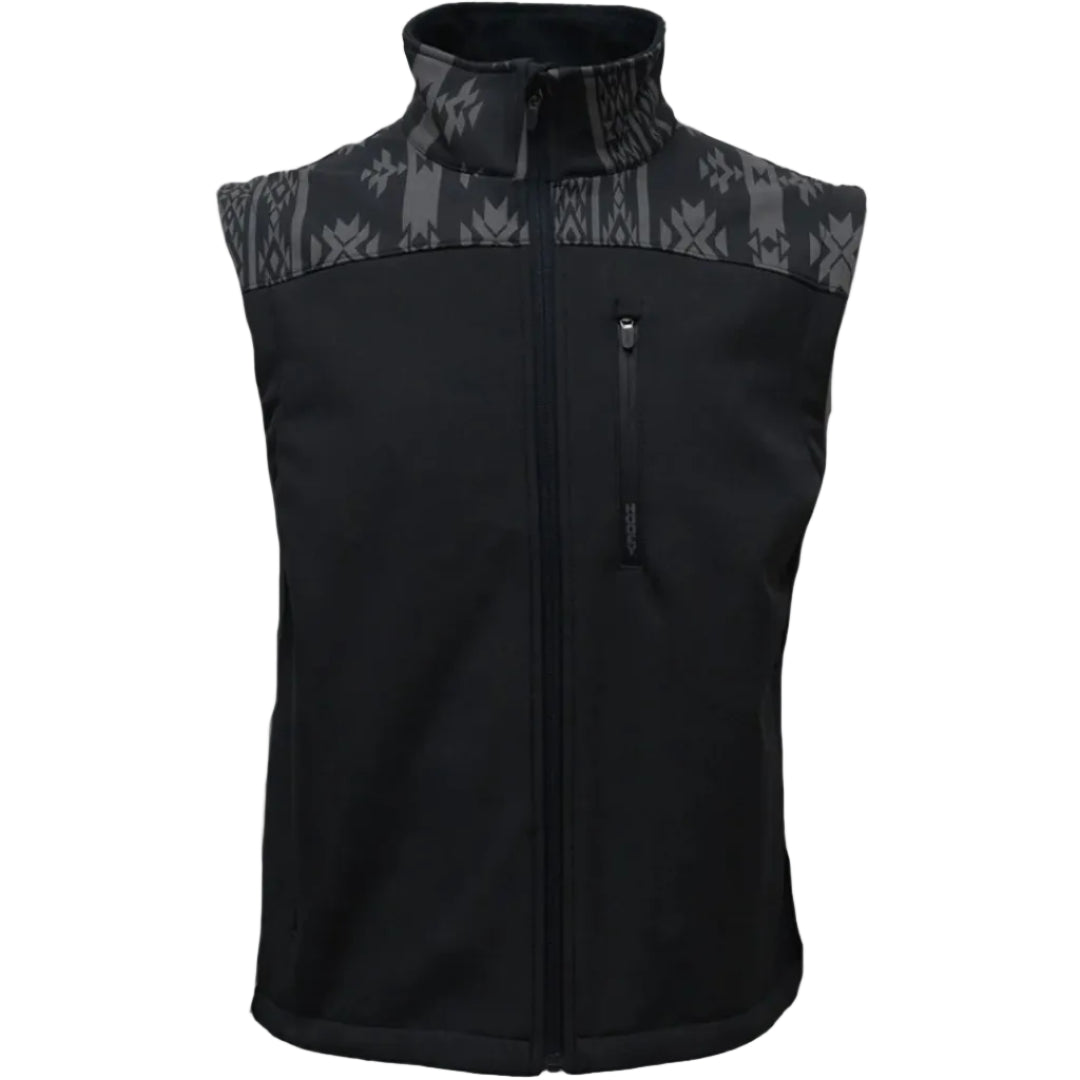 Gilet zippé Softshell homme Hooey "Jackson" motif aztèque