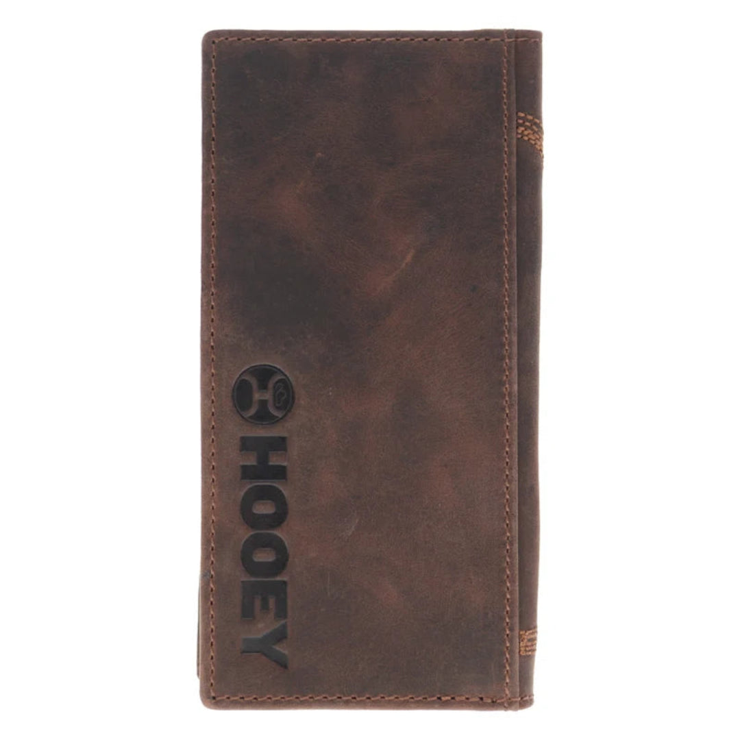 Portefeuille de rodéo Hooey pour homme en cuir tressé Whip