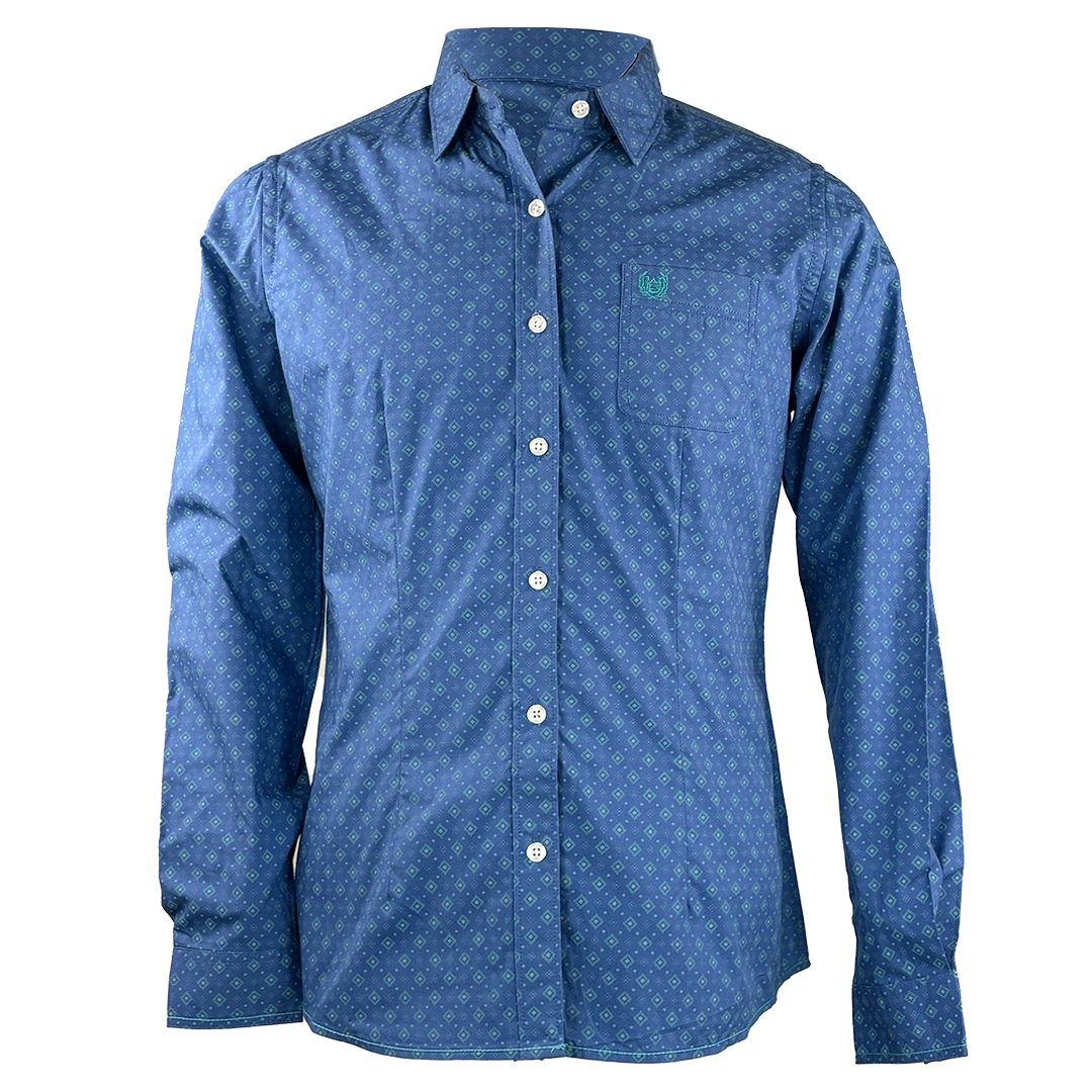 Rough Stock Men's Geometric Print Button Shirt